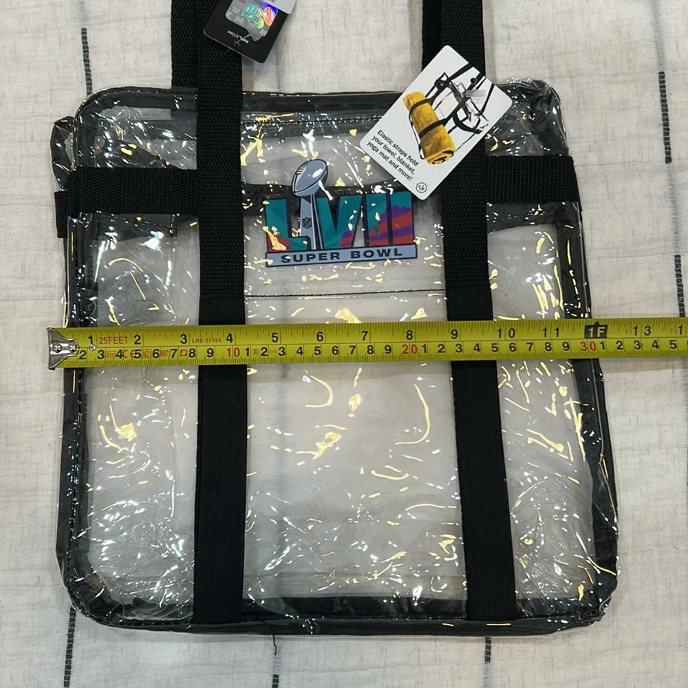 Clear see through small tote bag. Super Bowl LVII